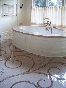 Seattle custom mosaic shintaffer silk mosaic bath